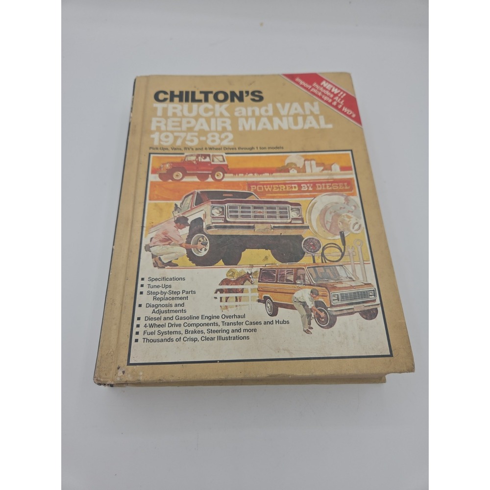 Chiltons Truck and Van Repair Manual 1975-82 Professional Repair Shop Book